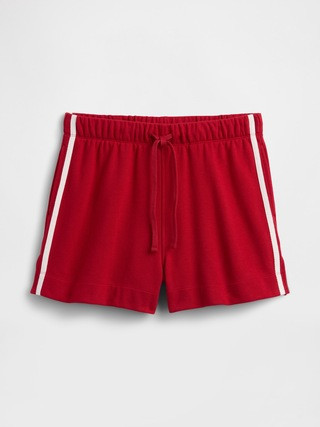 Relaxed Stripe French Terry Shorts | Gap Factory