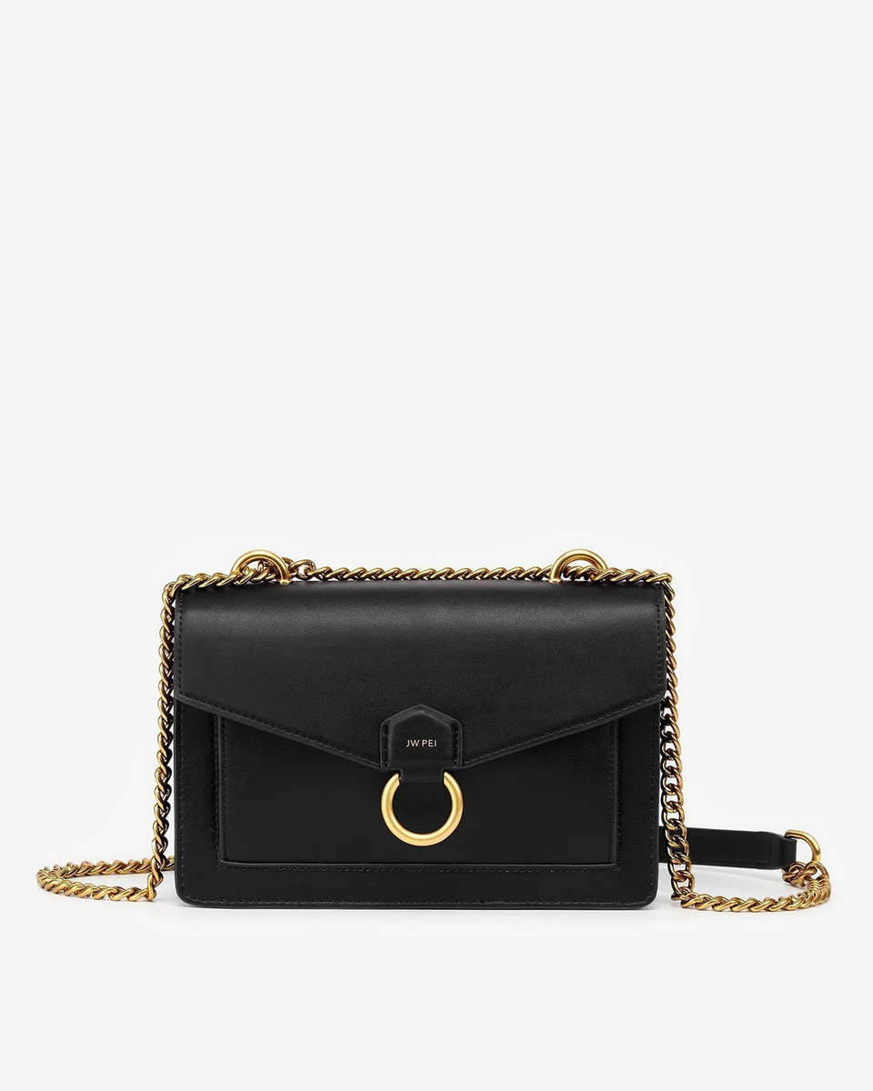 The Envelope Chain Crossbody - Black | JW PEI US