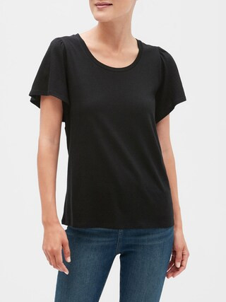 Puff Sleeve Designer T-Shirt | Banana Republic Factory | Banana Republic Factory