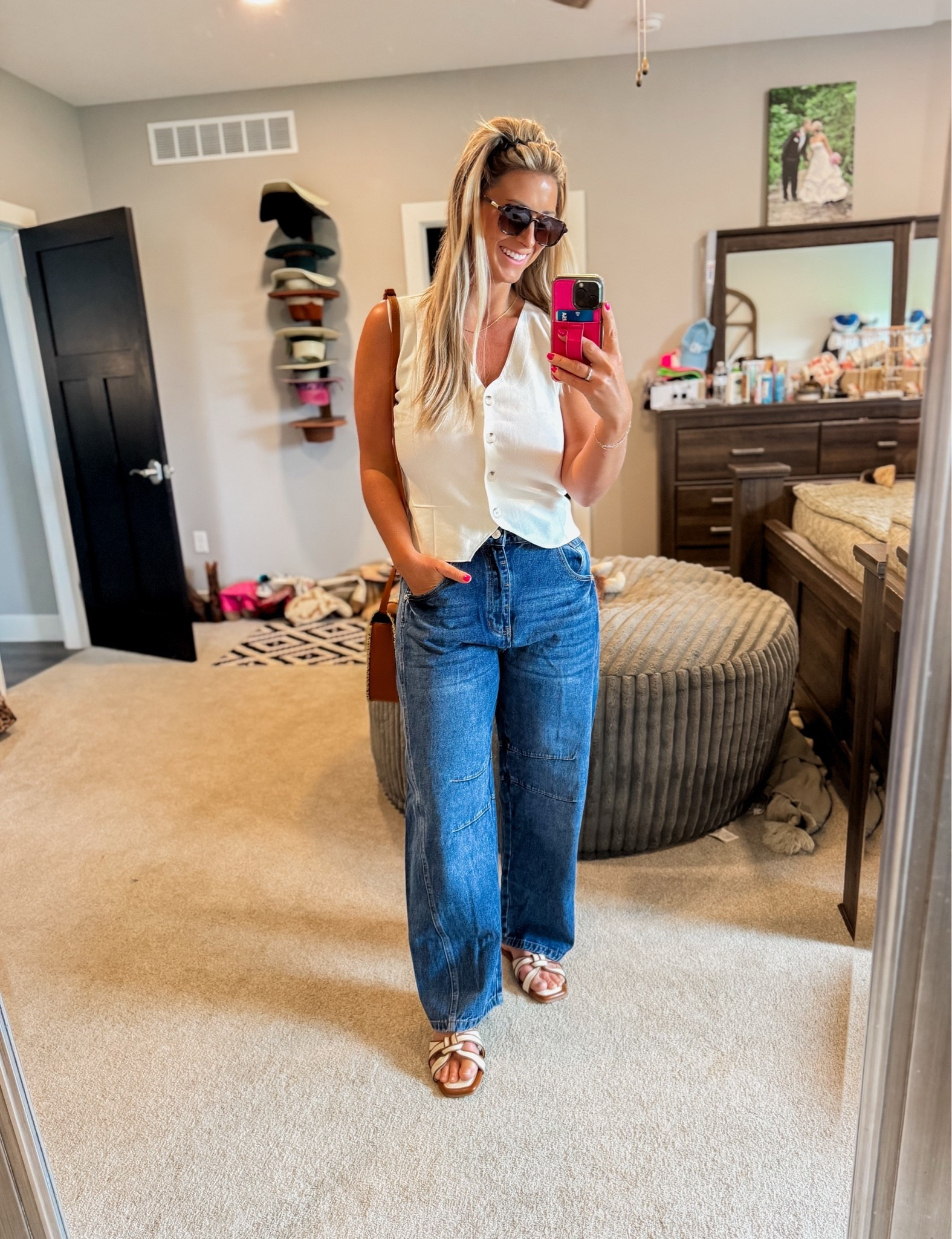 Let’s be trendy mamas! How cute is this day out outfit!

#LTKmomlife #LTKootd #LTKMidsize