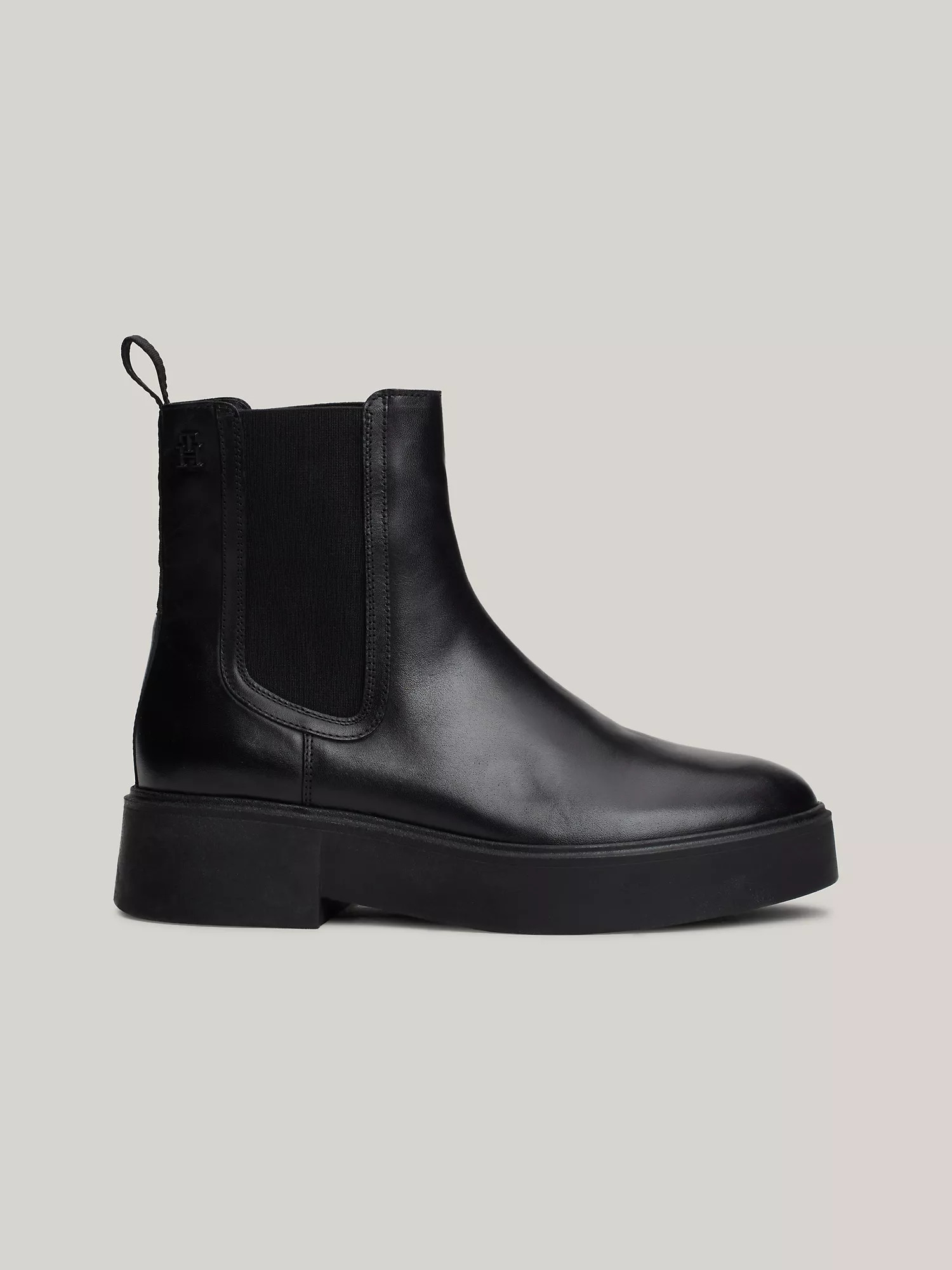 Monogram Leather Chelsea Boot | Tommy Hilfiger | Tommy Hilfiger (US)