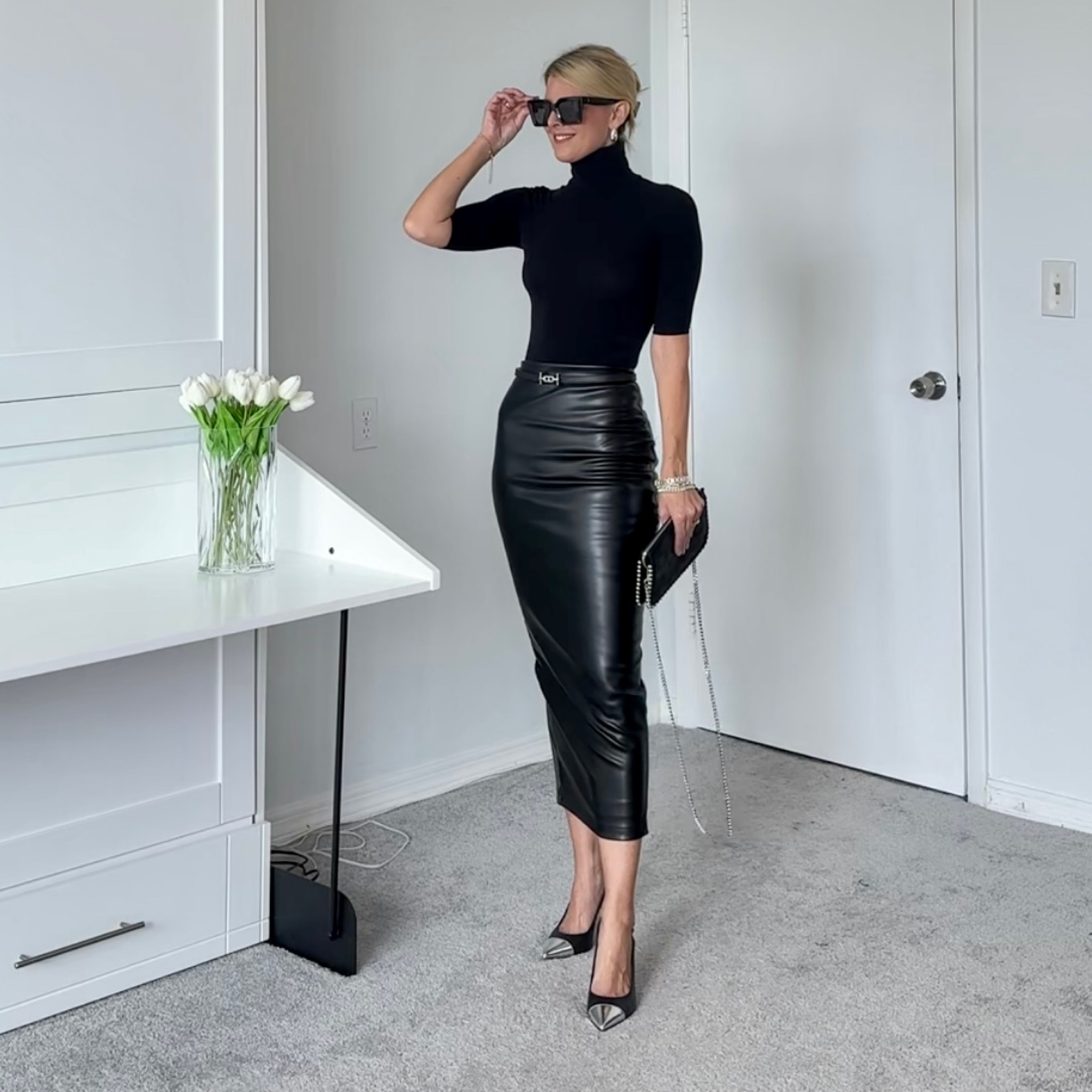 Faux leather midi #LTKFind

#LTKSeasonal