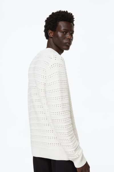 Regular Fit Textured-knit Sweater | H&M (US + CA)