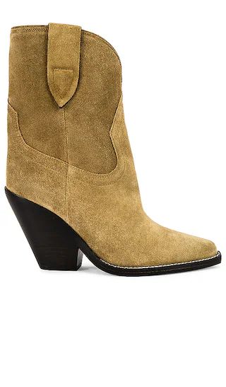 Leyane Bootie in Taupe | Revolve Clothing (Global)