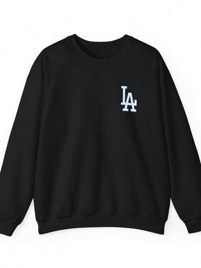 Los Angeles Dodgers Crewneck Sweatshirt, World Series Fan Apparel, Long Sleeve (2) | SHEIN