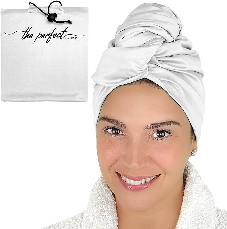 THE PERFECT HAIRCARE Microfiber Hair Towel Wrap for Women - Absorbent Quick Drying Turban for Wet... | Amazon (US)