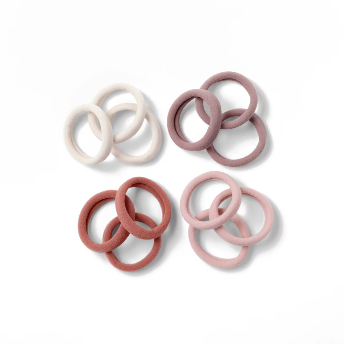 The Hair Edit Ballerina Fabric Hair Ties – Multicolor – 12pk | Target