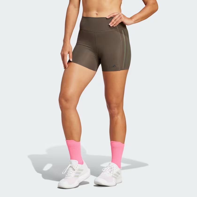 Optime 4-Inch Raw-Cut-Hem Leggings | adidas (US)