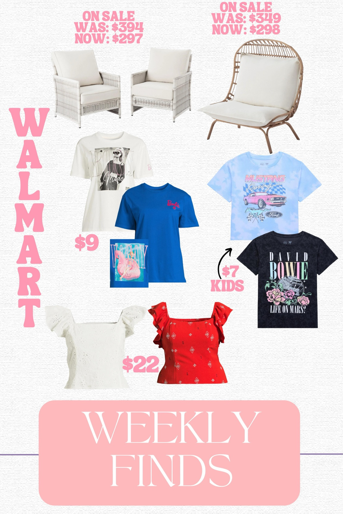 My Walmart weekly finds!