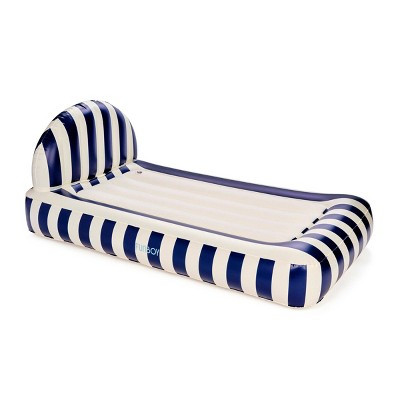 FUNBOY Navy Blue Stripe 15"H Kids' Sleepover Twin Air Mattress Bed with Electric Pump | Target