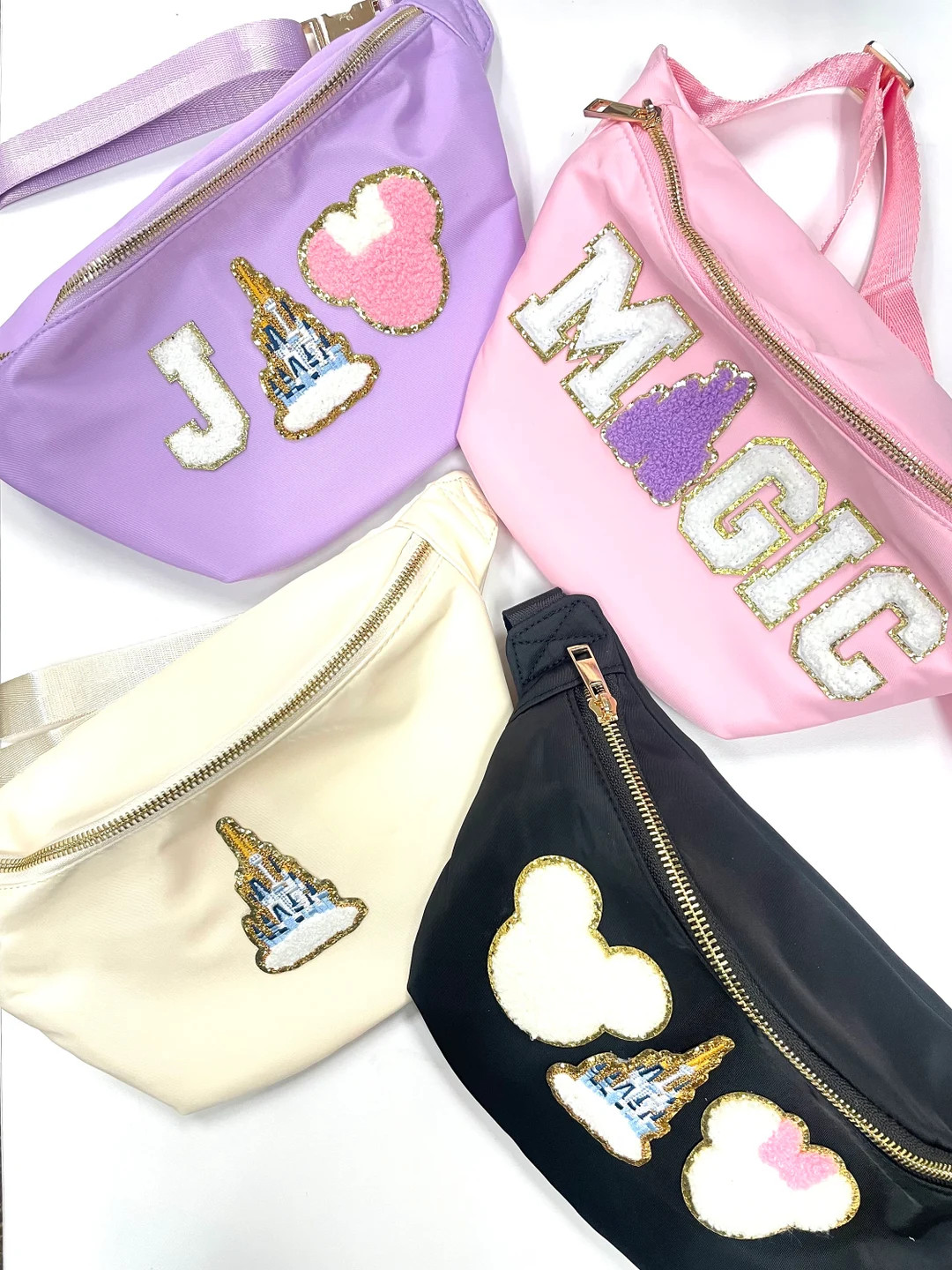 Personalized LARGE Fanny Packs Park Fanny Pack Travel Bag Crossbody Bag Park Bag Vacation Bag Dis... | Etsy (US)