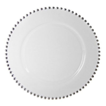 13L x 1H Belmont Silver Charger Plate,Case of 4 EA | Walmart (US)