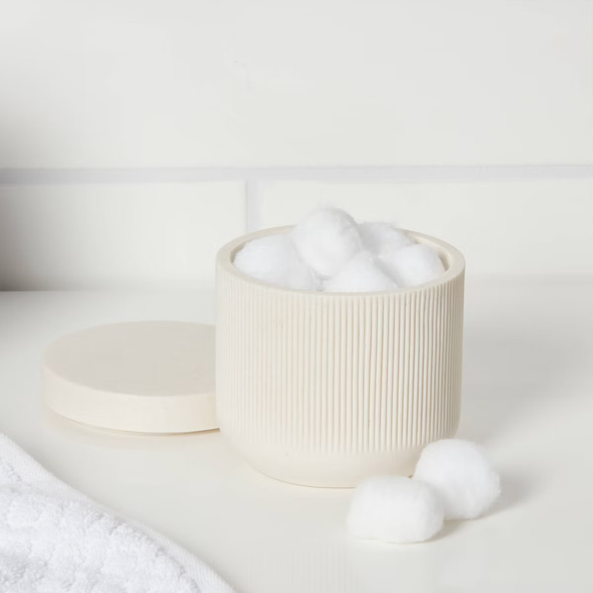 Modern Resin Canister Sand - Threshold™ | Target