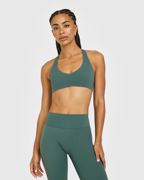 SoftMotion™ Bralette with White Logo 
 Iced Green | Oner Active (UK / US)