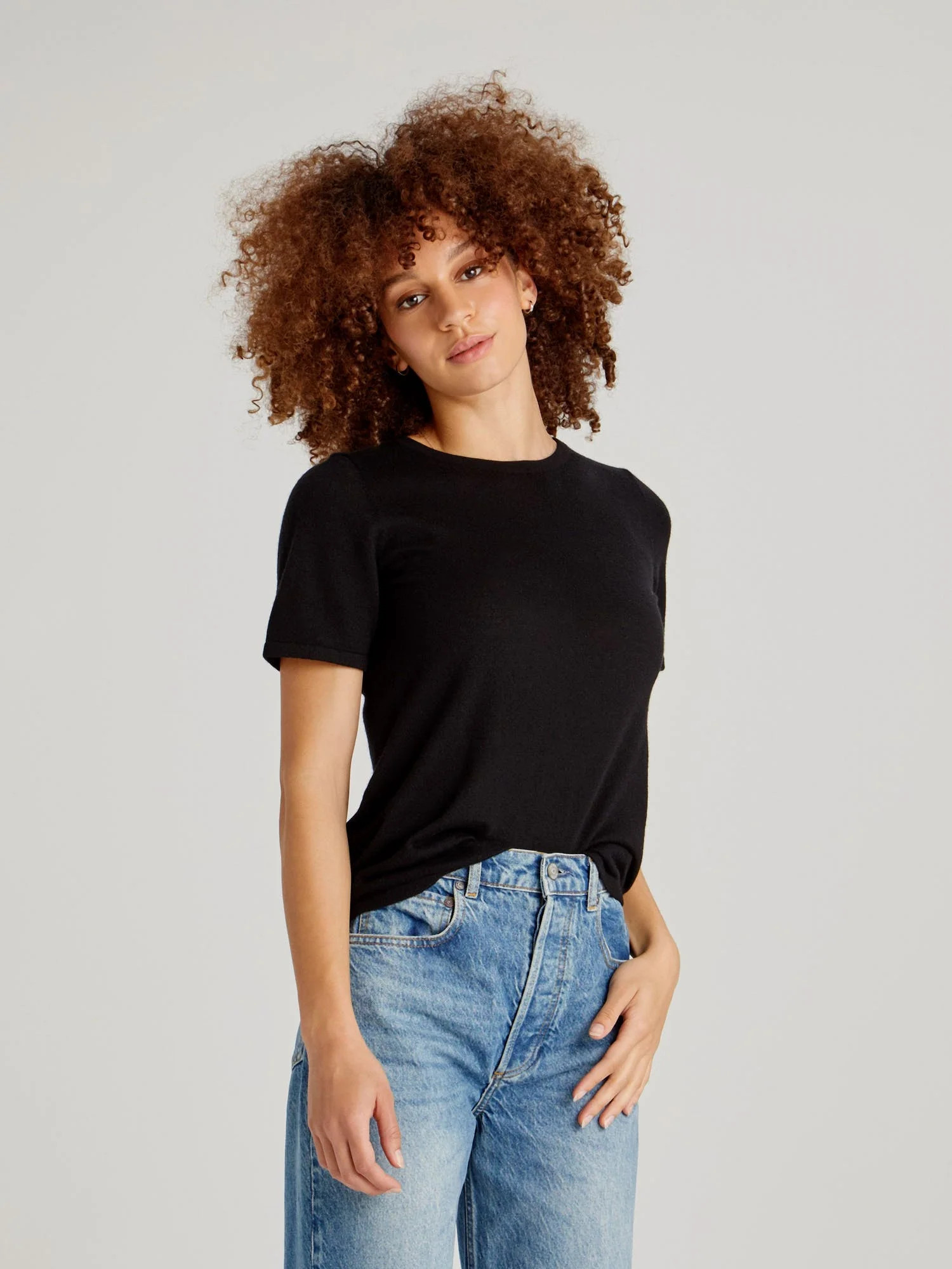 Lightweight Cashmere Tee | Italic