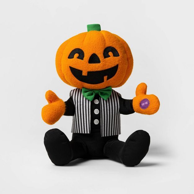 Animated Dancing Plush Pumpkin Halloween Decorative Prop - Hyde & EEK! Boutique™ | Target