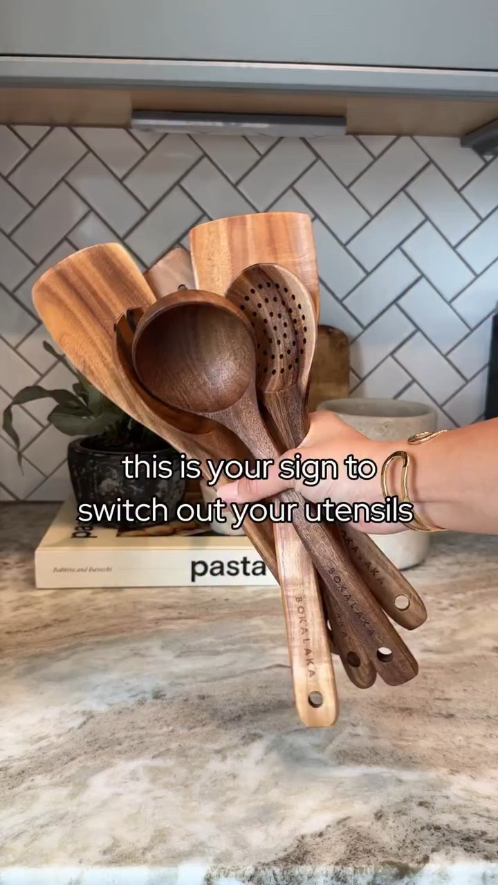 If you’ve been wanting to make a simple non toxic swap in your kitchen, this is a good place to start. These utensils are not only better for you, they actually look beautiful sitting out and are part of Amazon’s Spring Sale right now!

#amazonhomefinds #amazonspringsale #nontoxicliving #neutralkitchen #organicmodern 

#LTKHome