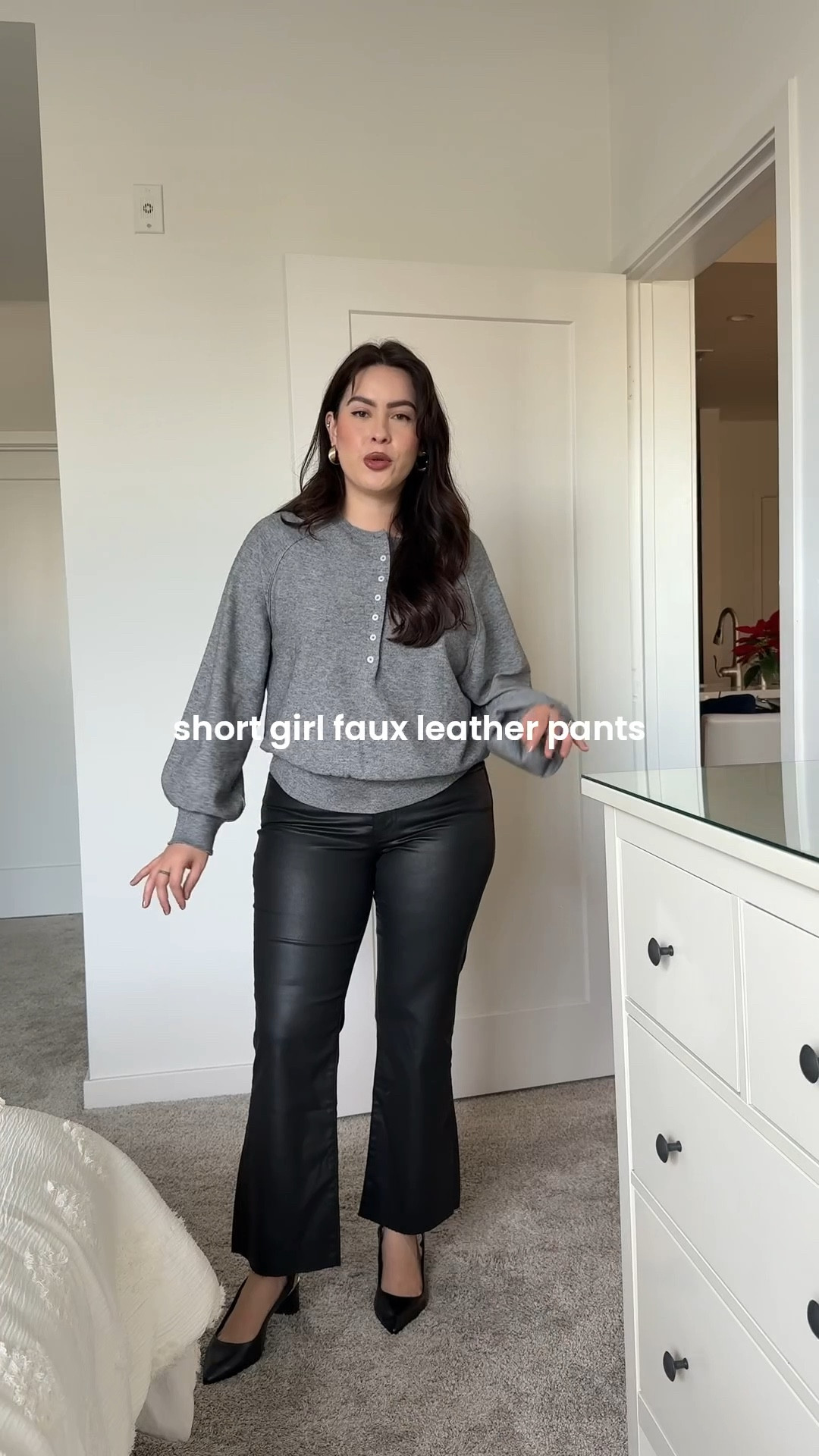 Ankle flare pants — fit perfect length on me as a 5’2 gal and very stretchy as well! 

#LTKPetite #LTKMidsize #LTKootd