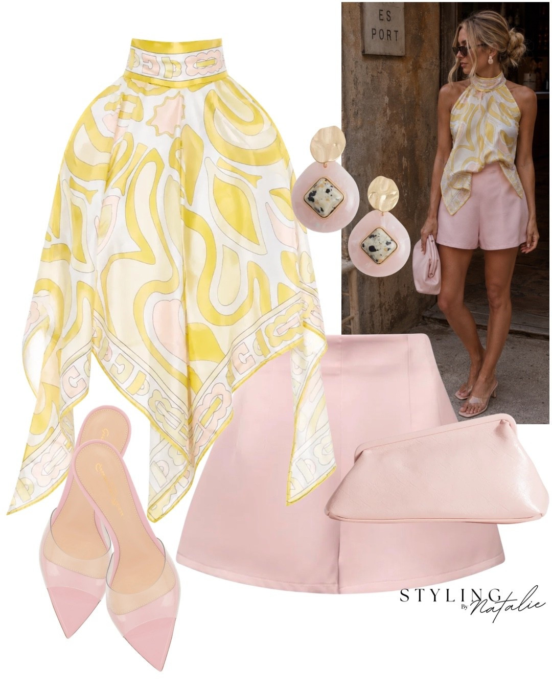 Love this pucci style print!!💛 

St tropez style, evening outfit, holiday outfit, summer look, vacation style, weekend look, party wear.

#LTKsummer #LTKuk #LTKpartywear