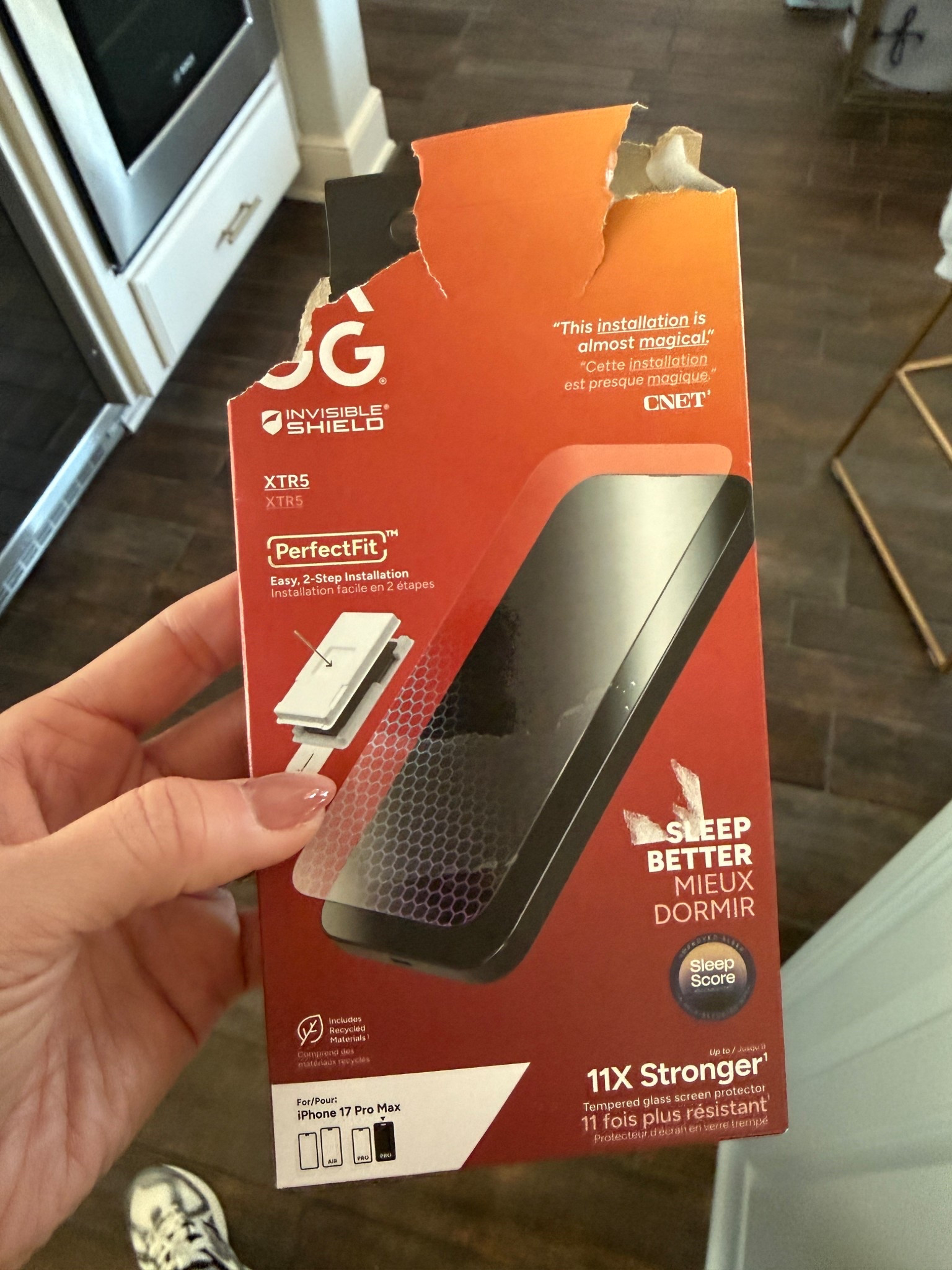 The best zagg screen protector for iPhone! They stepped up the game to apply the glass protector easily! 