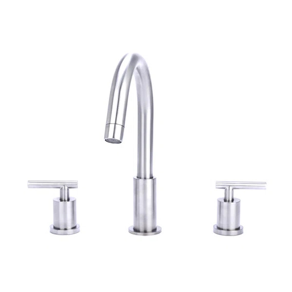 83H12-BN Hi-Arc Modern 2-Handle Widespread Bathroom Faucet | Wayfair North America
