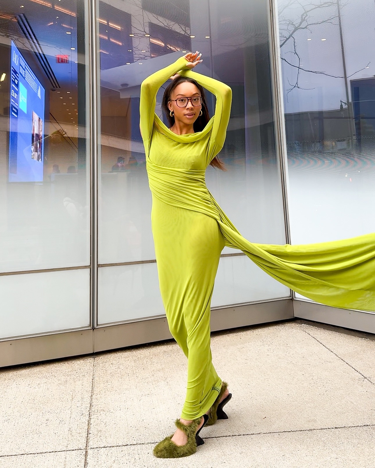 this was my ABSOLUTE favorite look from #NYFW — but it’s also a gorg dress for spring! the draping, the color & how comfortable this dress was lives in my head rent free ☁️ 

the exact dress is from bbx brand & the shoes are the “Paloma heel” from brandon Blackwood. but I’ve linked some similar styles so you can get the look and find some spring style inspo 🍵🛍️👗

#LTKStyleTip #LTKSeasonal #LTKWatchNow