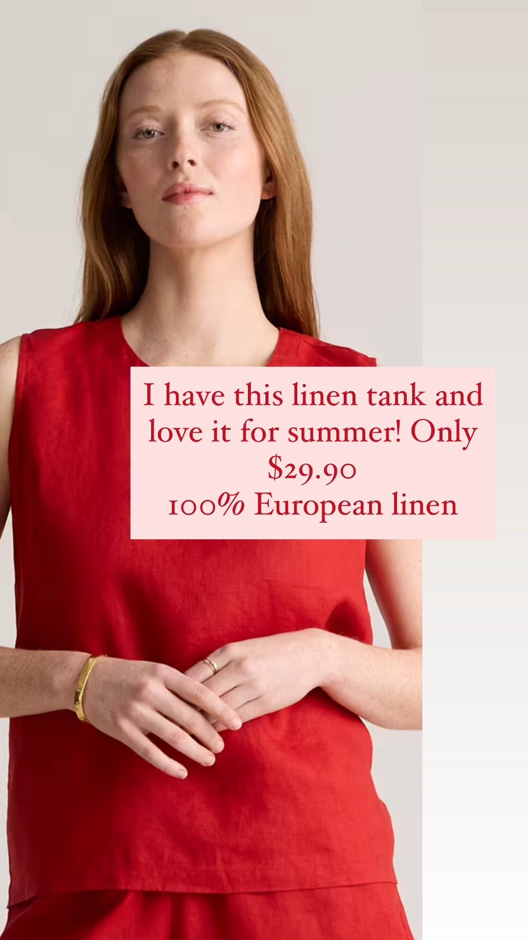 I have this linen tank and love it for summer - tts 

#LTKTravel #LTKWorkwear #LTKFindsUnder50