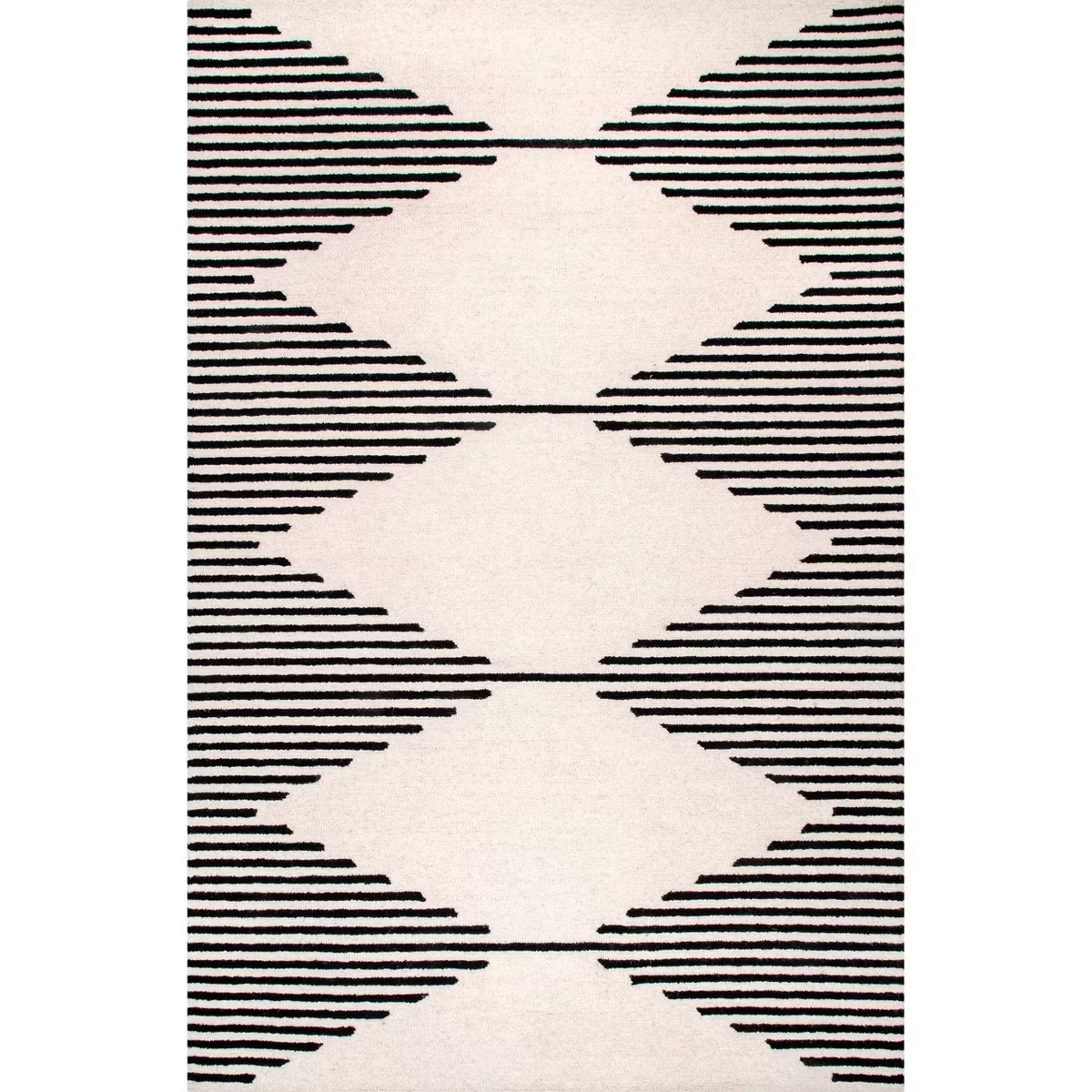 Flynn Handmade Contemporary Wool Rug Ivory - nuLOOM | Target