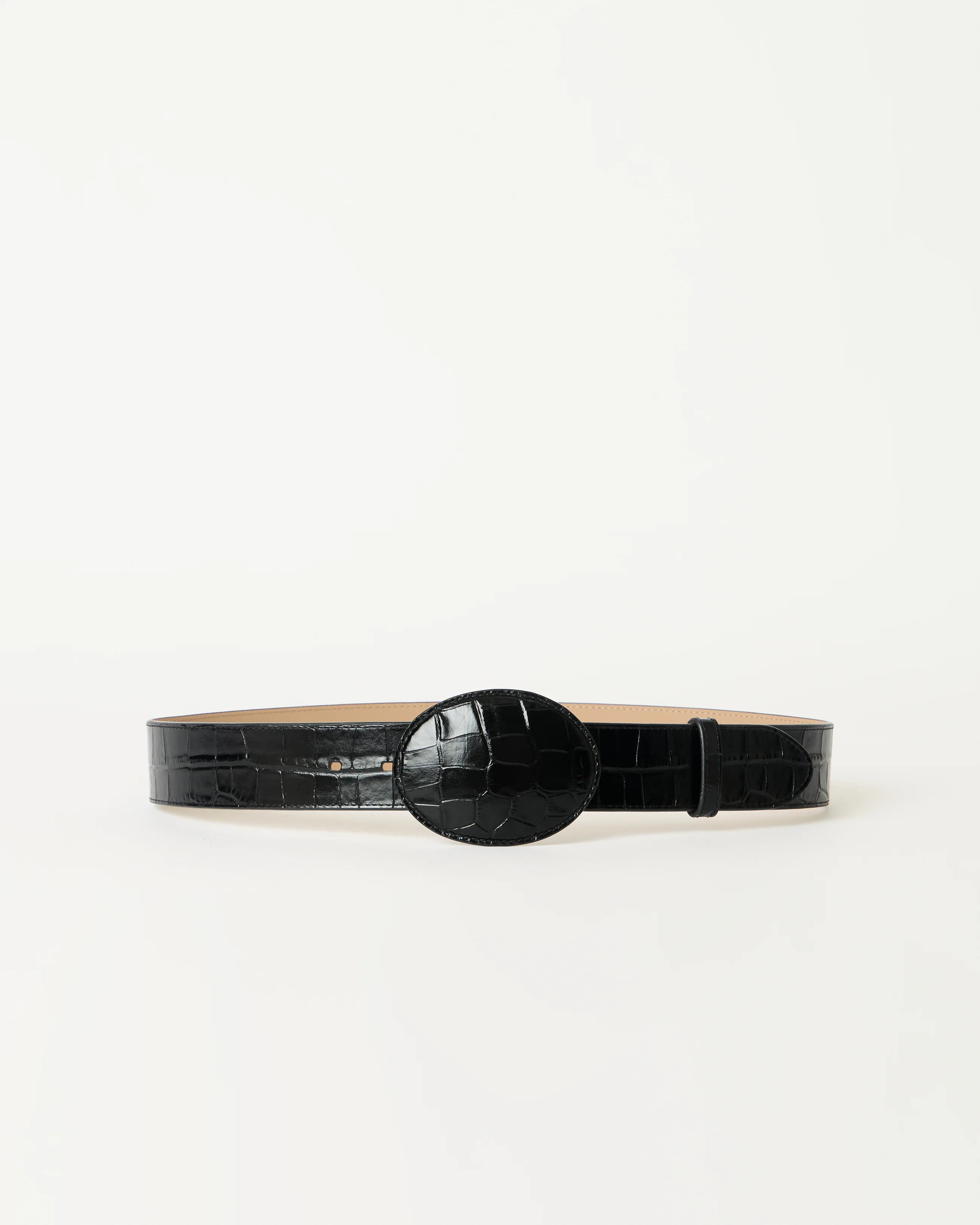 MABEL CROCO LEATHER BELT | B-Low The Belt
