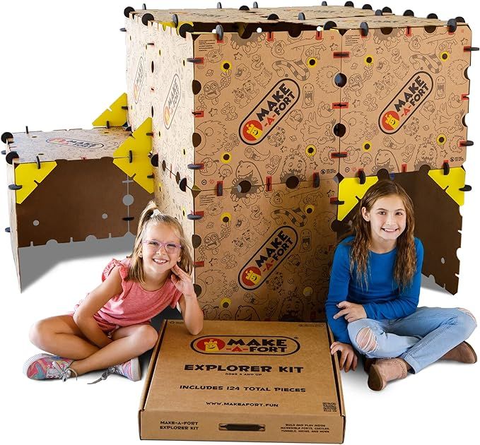 Make-A-Fort Explorer Kit - Build Really Big Forts for Kids - Endless Play for Ages 4 and Up - Bui... | Amazon (US)