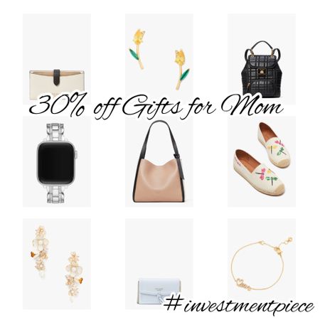 From bags to wallets to chic espadrilles to earrings and more- get 30% off gifts for Mom @katespade with code MOM and if you order by 9pm tonight Mom will get them in time! #investmentpiece  

#LTKsalealert #LTKstyletip #LTKGiftGuide