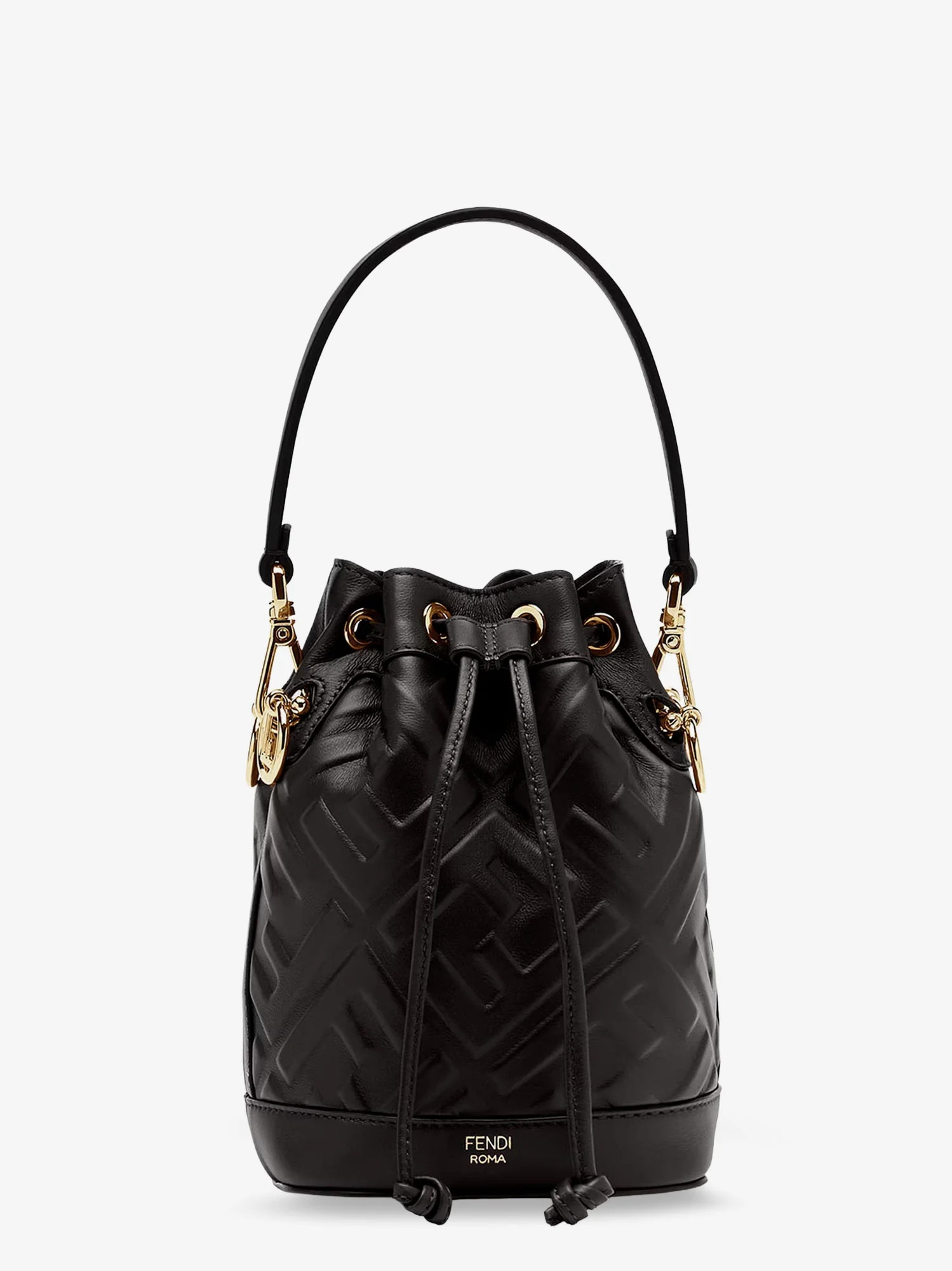 Mon Tresor leather bucket bag - FENDI - gender_Woman | Nugnes 1920