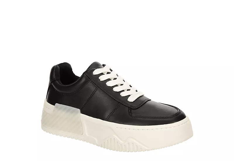 Steve Madden Womens Sonic Sneaker - Black | Rack Room Shoes