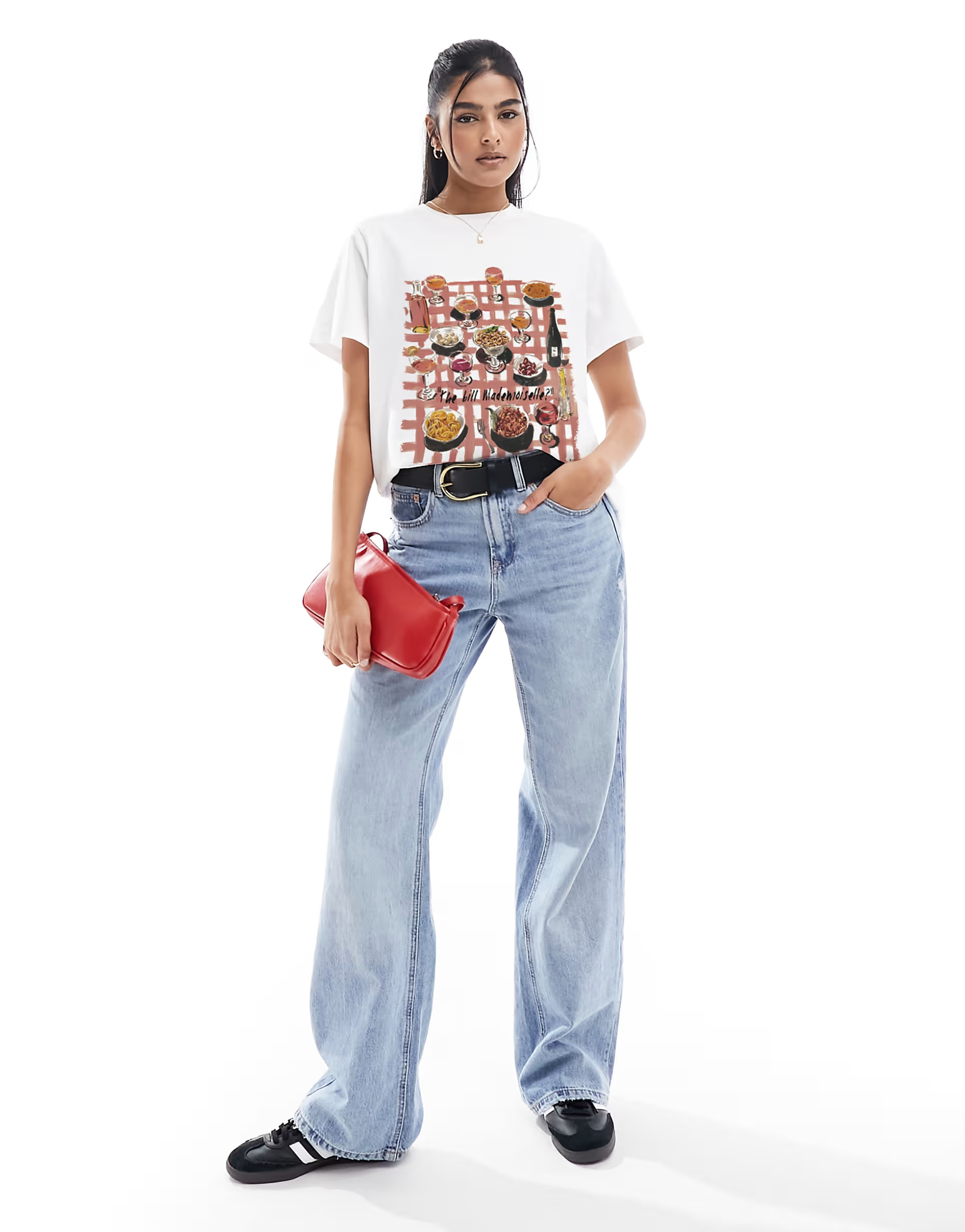 ASOS DESIGN regular fit t-shirt with food and drink graphic in white | ASOS (Global)