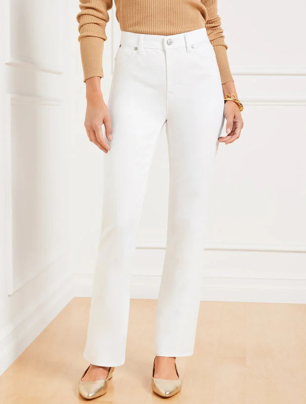 Barely Boot Jeans -  White | Talbots