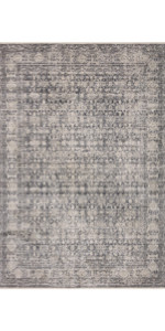 Amber Lewis x Loloi Alie Collection ALE-01 Stone / Mist, Traditional 2'-7" x 7'-9" Runner Rug | Amazon (US)