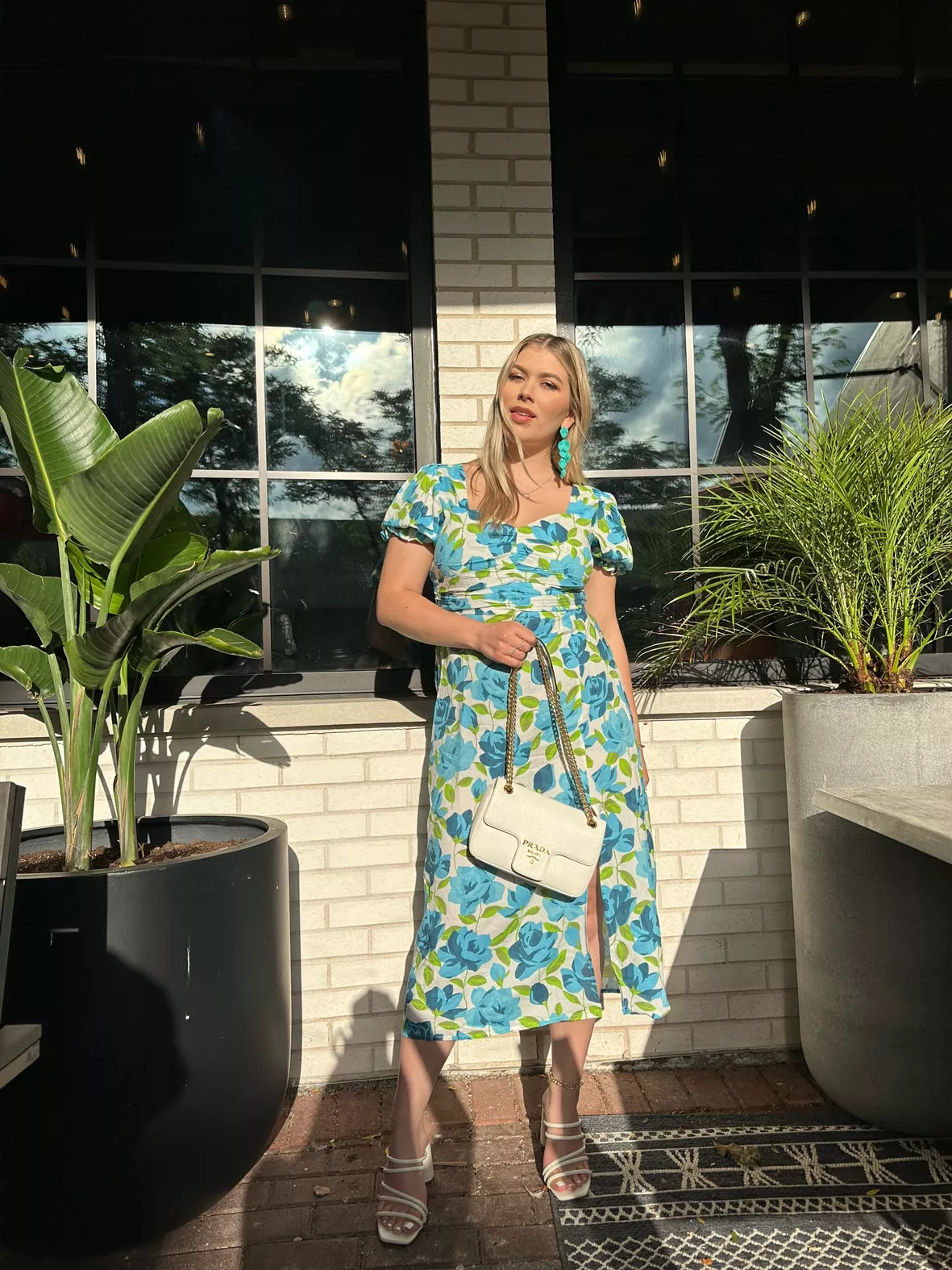 Floral Ruched Midi-Dress curated on LTK