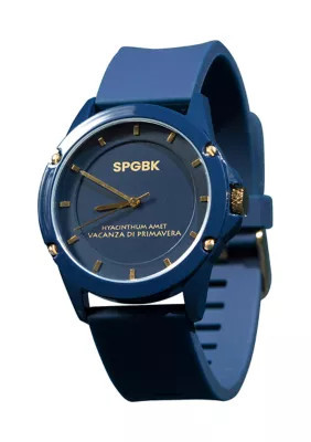 Spgbk Unisex Smith Navy And Gold Watch, Navy Blue | Belk