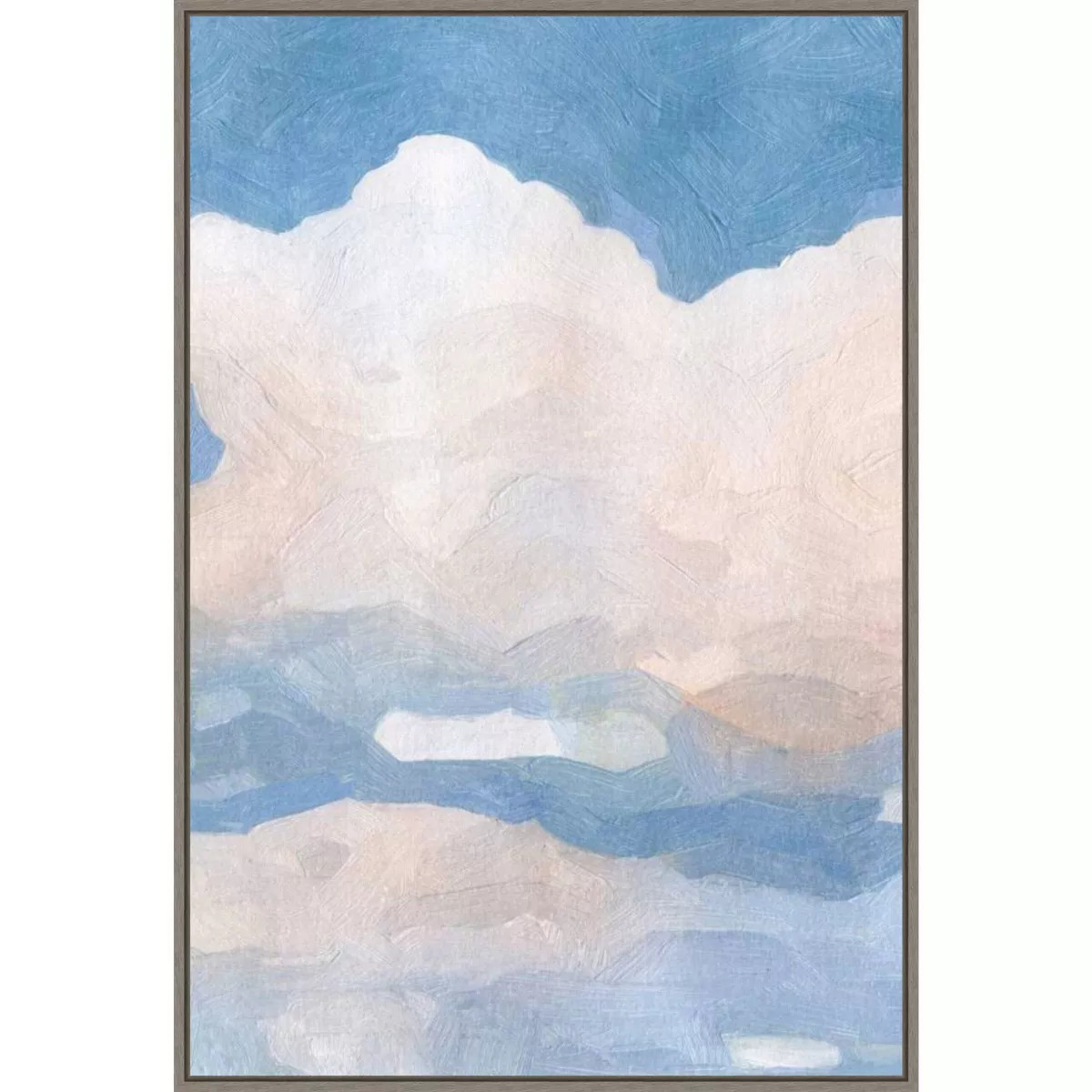 23" x 33" The Clouds II by Emma Caroline Framed Canvas Wall Art Print - Amanti Art | Target