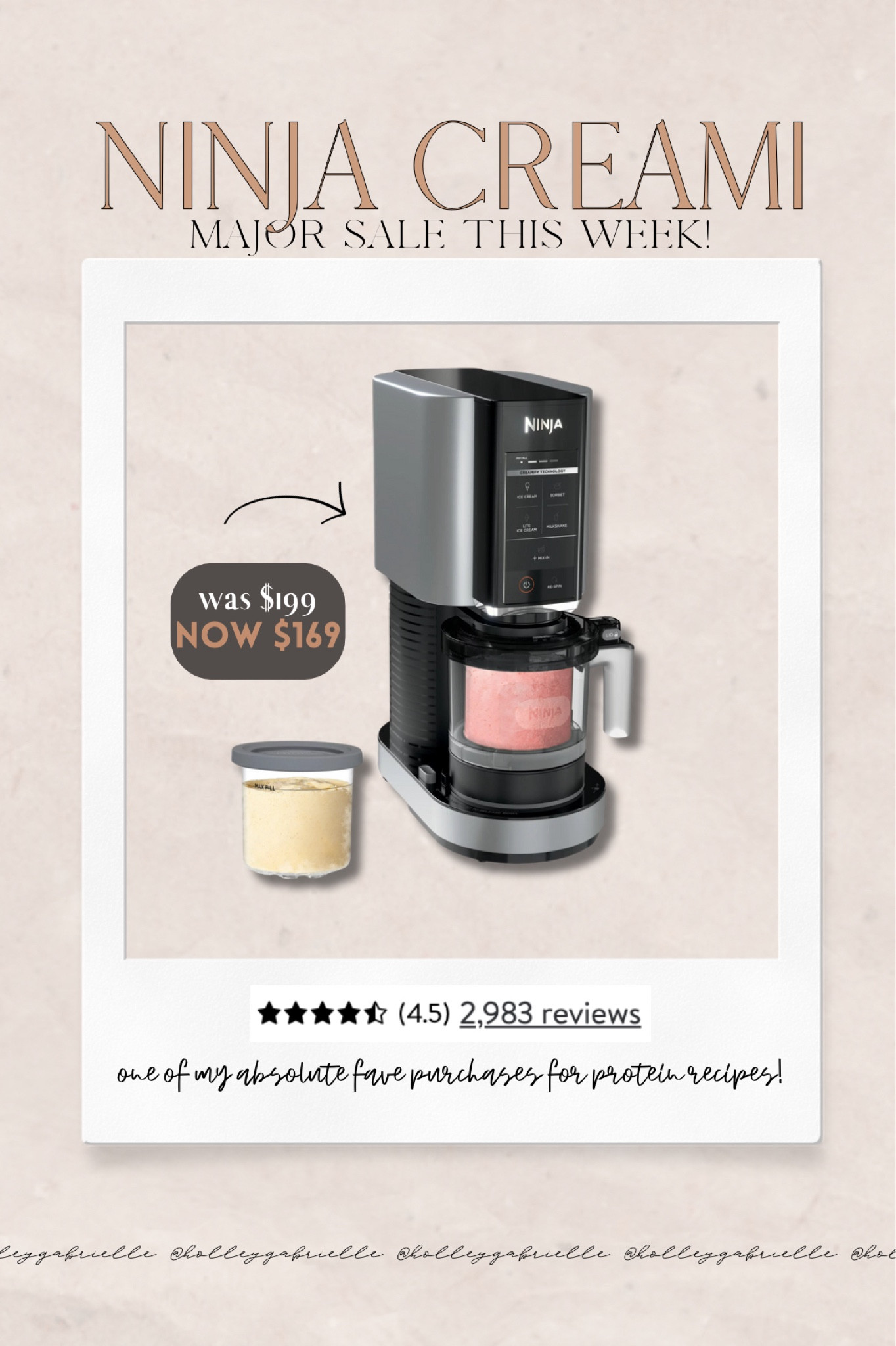 Walmart Deal Days last day! Ninja Creami is def a fave of ours for all the protein combos! ⚡️🤍⛱️🍦 @walmart #walmartpartner

Sale finds / deal days / ninja creami / kitchen faves / Holley Gabrielle 

#LTKSummerSales #LTKHome #LTKSaleAlert