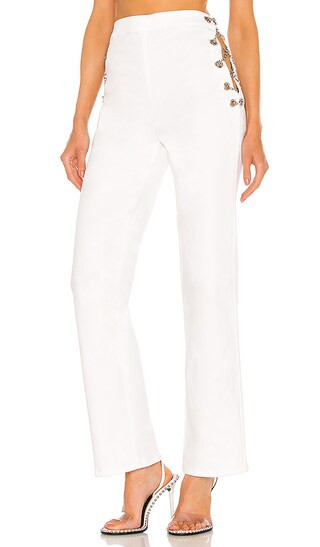 New Chain Pant in White | Revolve Clothing (Global)