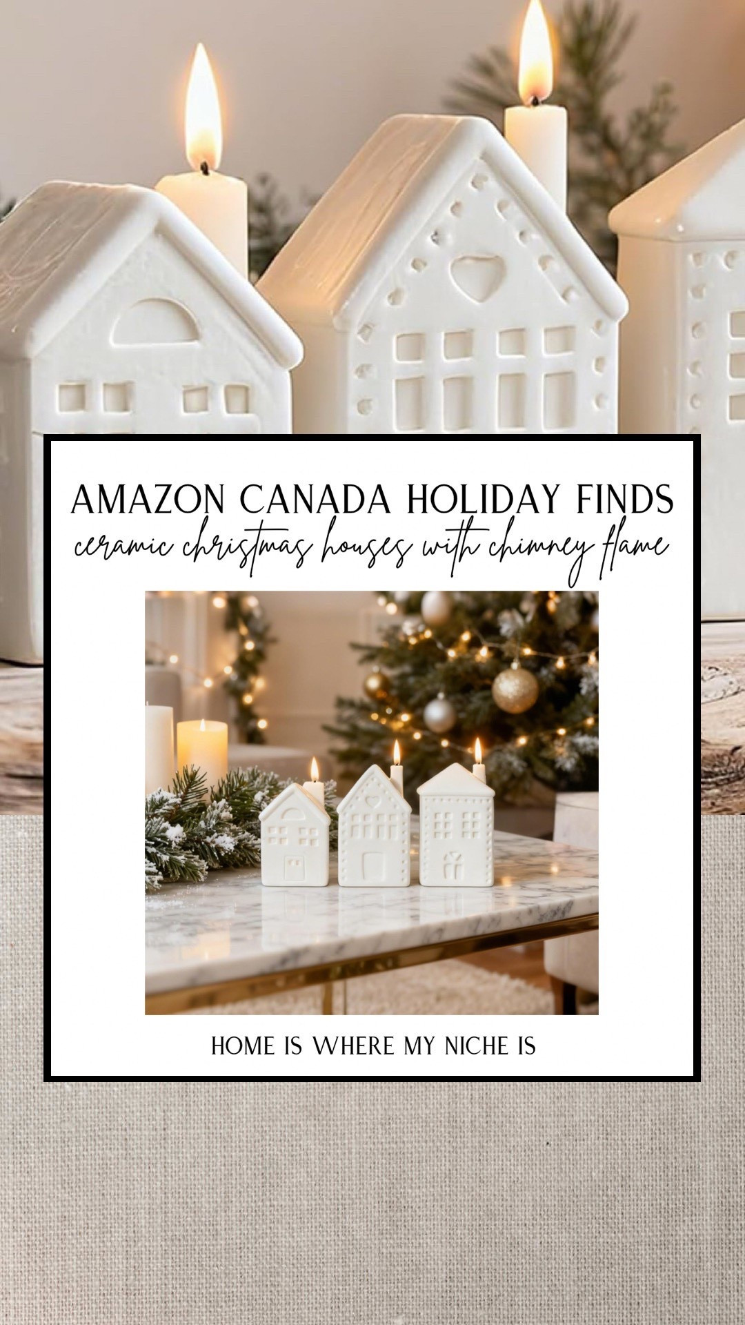 H O L I D A Y / 3 piece ceramic Christmas house set…the chimney flames tho!! 🔥🥺

Amazon Canada | Holiday Home Decor | Mantle | Table | Nightstand 

#LTKholiday #LTKcanada #LTKhome