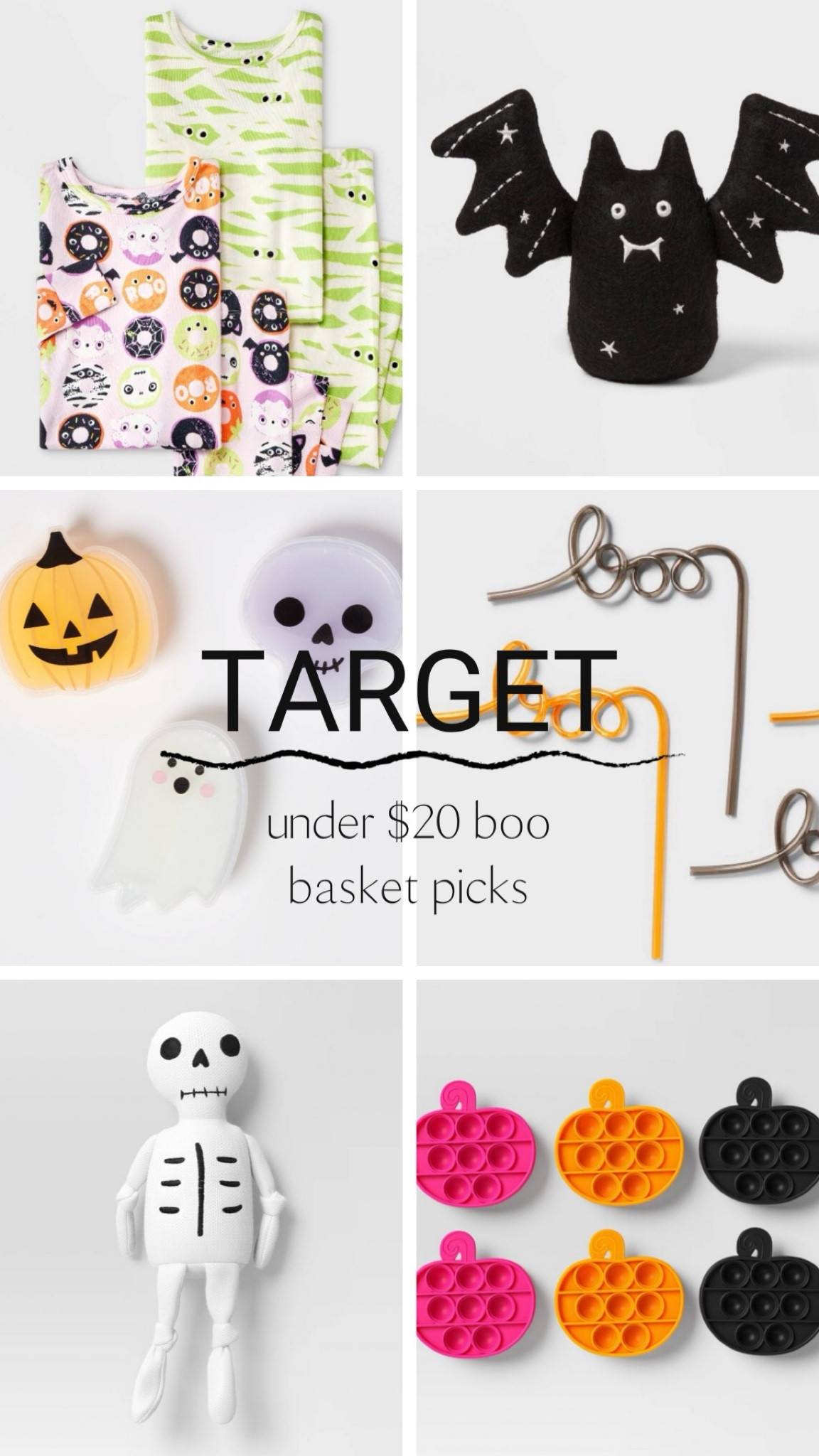 Affordable picks at target for kids boo baskets! Halloween pajamas, Halloween slime and fun toys! Skeletons, bats, ghosts, pumpkins 

#LTKHalloween #LTKKids #LTKFindsUnder50
