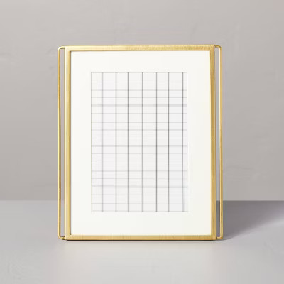 5"x7" Wire-Edge Brass Picture Frame Antique Finish - Hearth & Hand™ with Magnolia: Farmhouse St... | Target