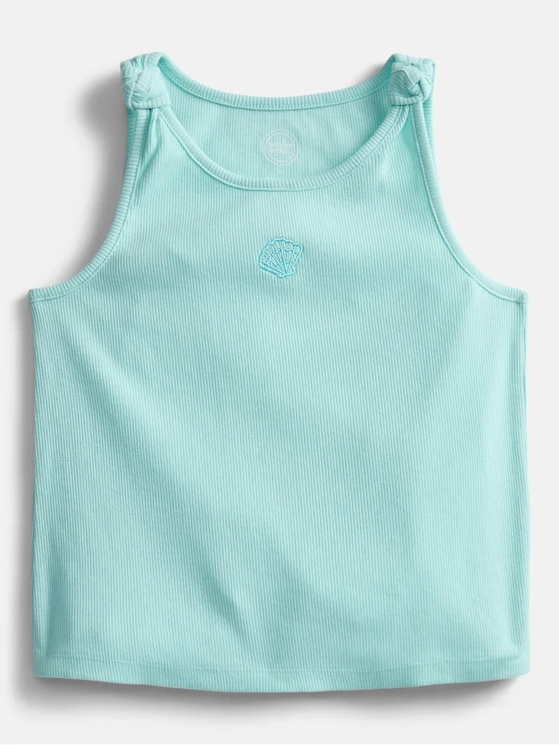 Wonder Nation Girls Knotted Tank Top, Sizes 4-10 | Walmart (US)