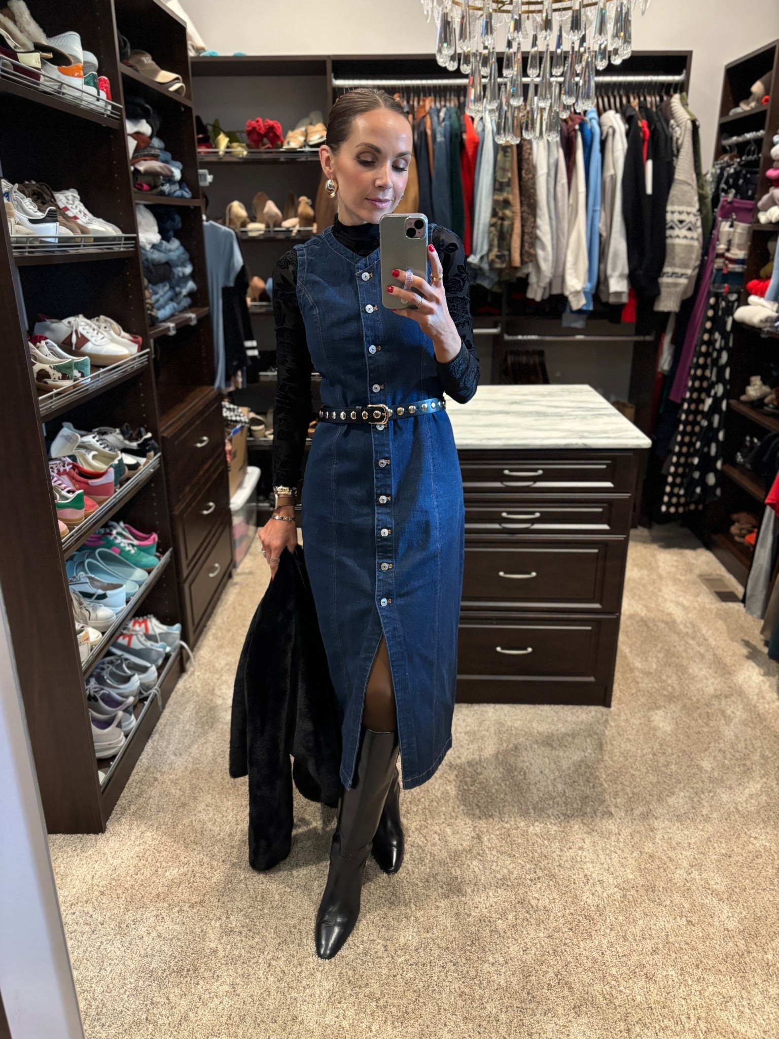 Sunday outfit of the day - this dress is on sale for $44!!