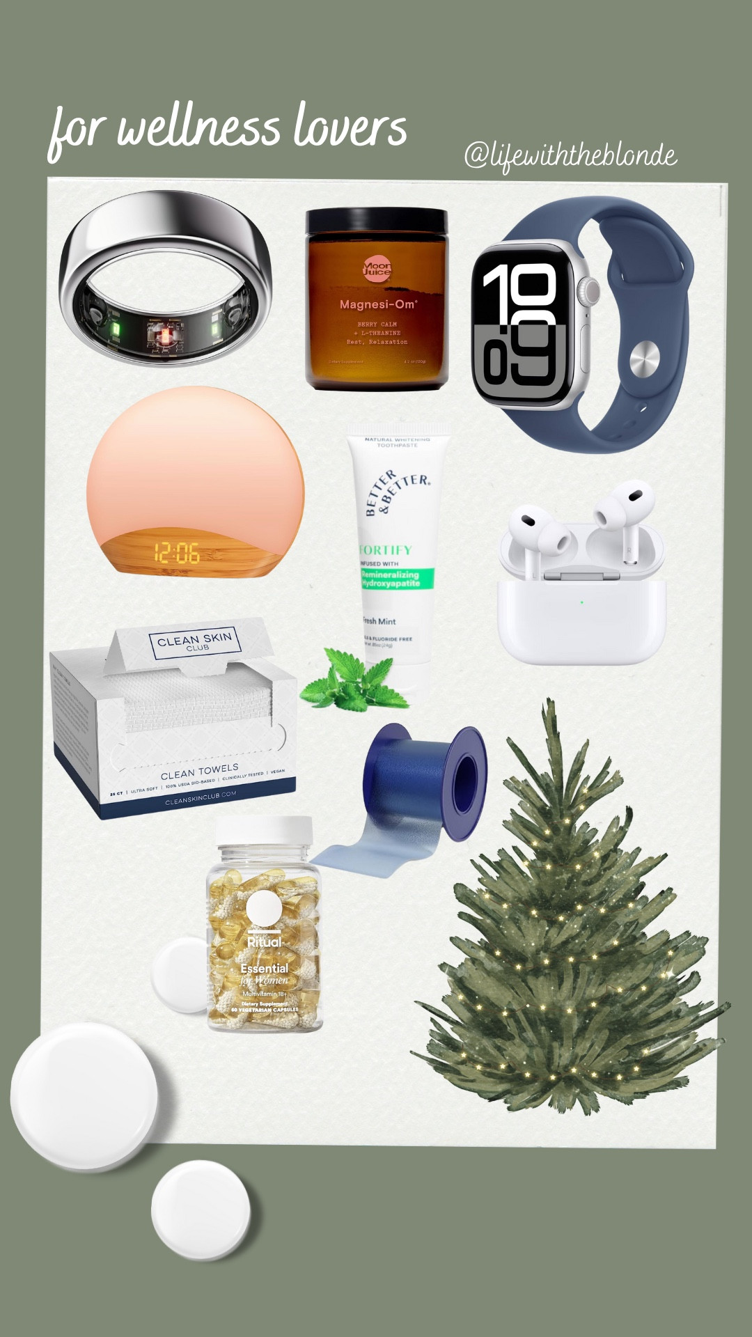 Wellness
Hatch
Apple Watch 
Beauty
Oura ring

#LTKGiftGuide #LTKFitness #LTKActive