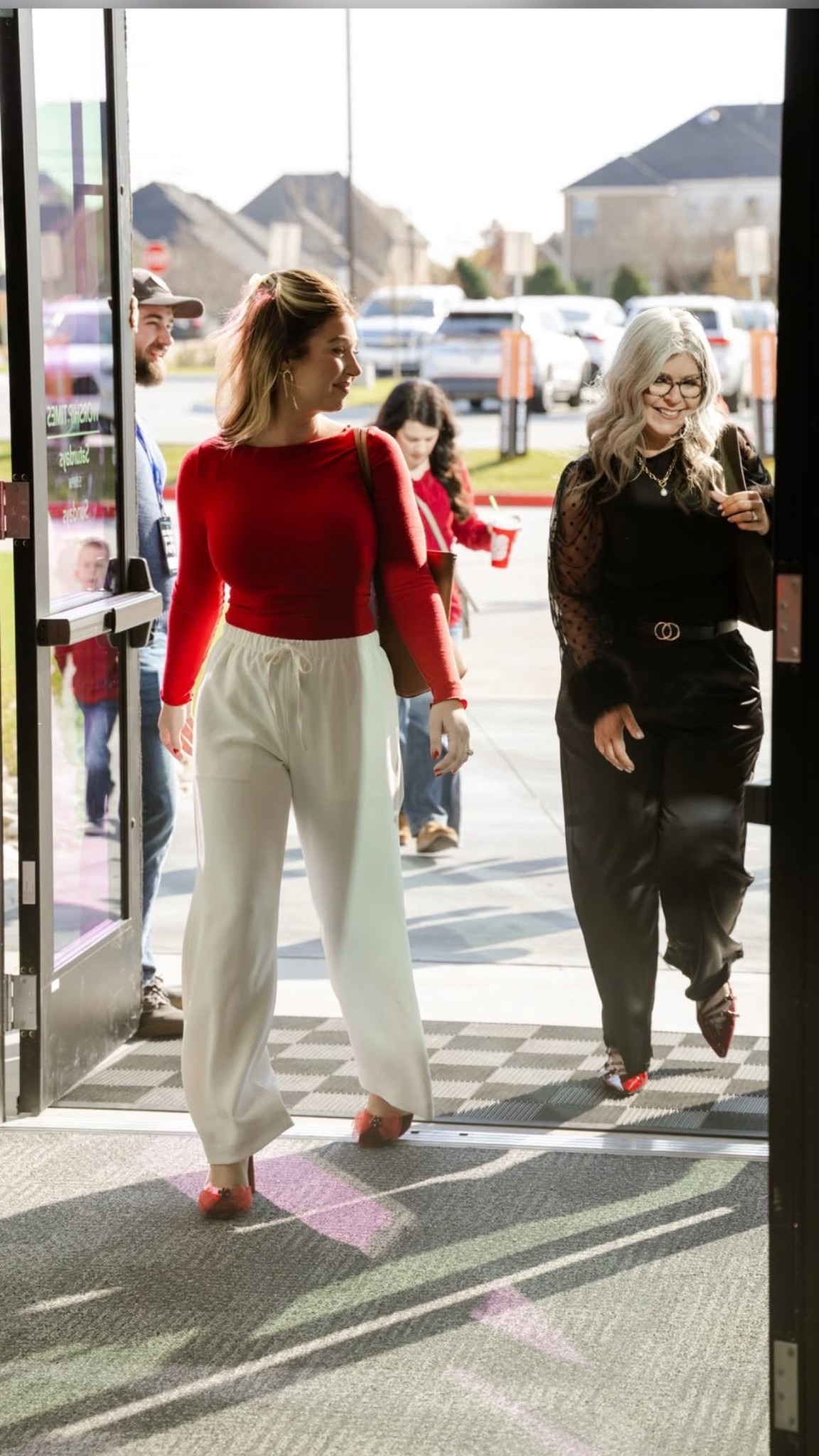 My favorite pants that I wore on Xmas Eve are currently on sale & available in this color & size. I’m wearing Light Birch in a size medium regular. Top is a medium 

#LTKHoliday #LTKSaleAlert