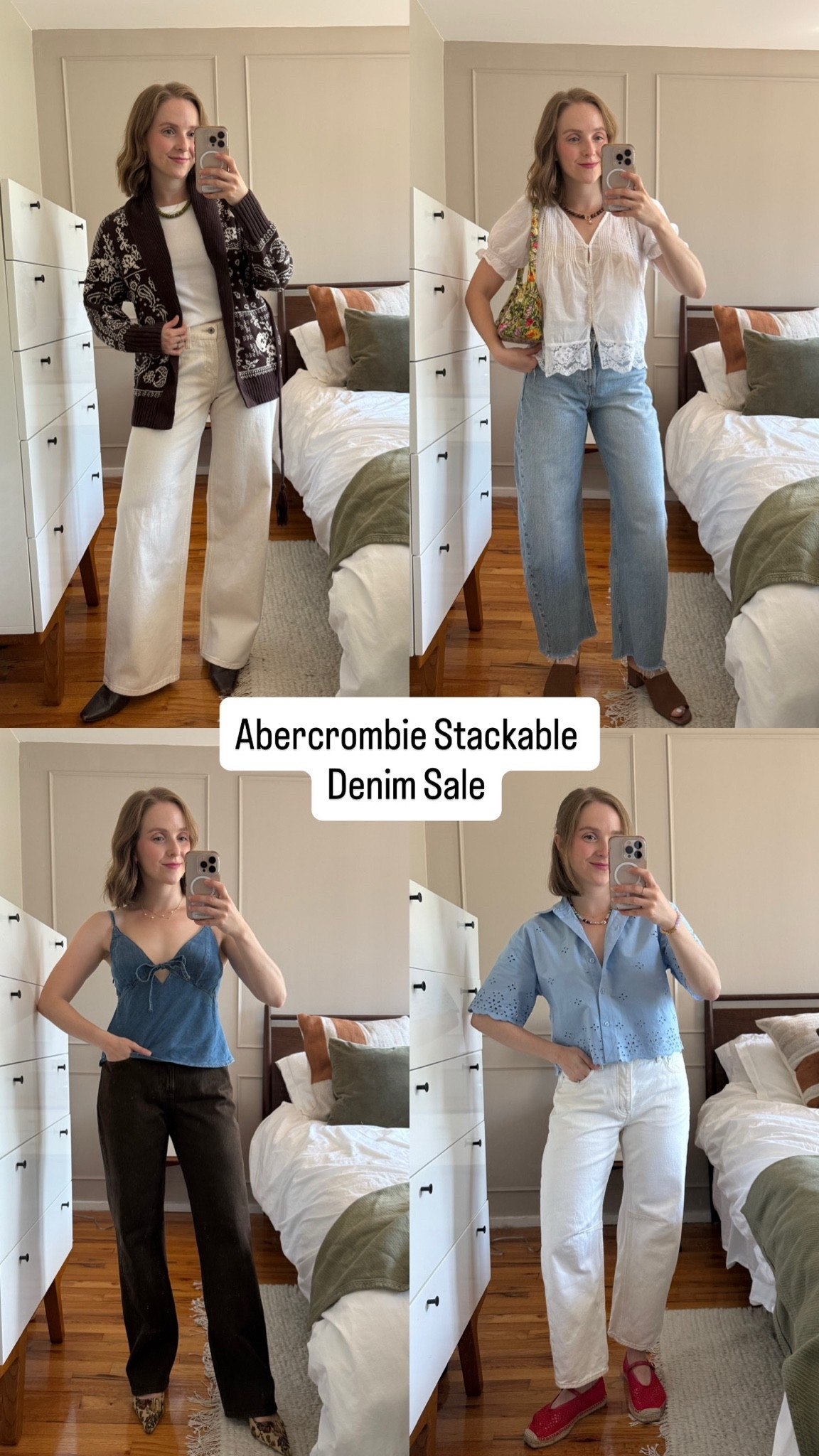 Abercrombie stackable denim sale 
Everything 20-40% off + extra 15% w/ SUITEAF
25 petite in all jeans (I’m 5ft 2)

#LTKSaleAlert #LTKPetite #LTKootd