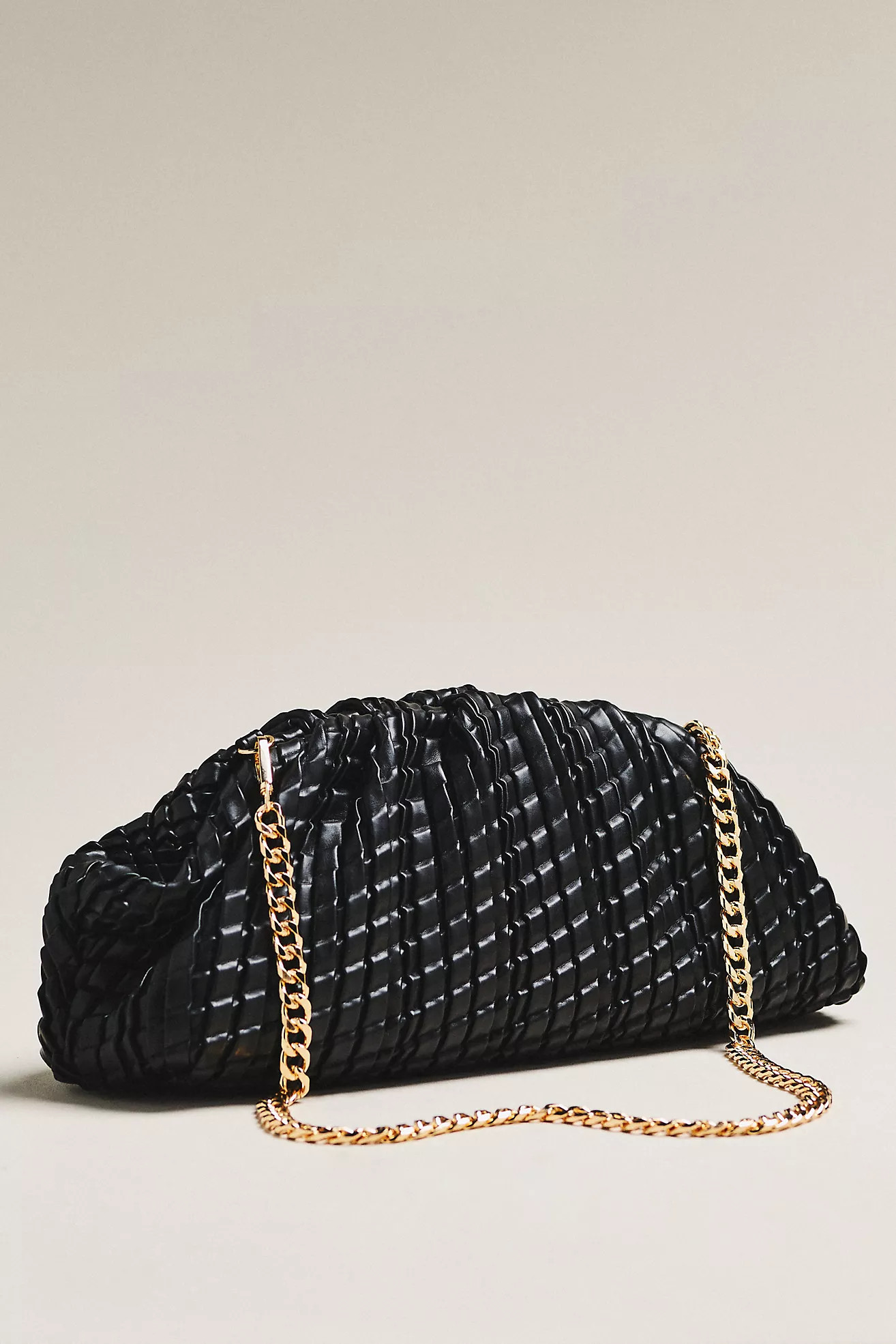 Urban Expressions Oversized Woven Leather Clutch | Anthropologie (UK)